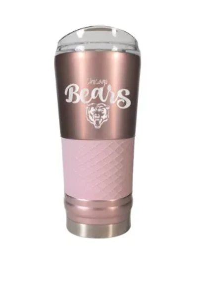 NFL Chicago Bears 24 Ounce Rose Gold Draft Tumbler