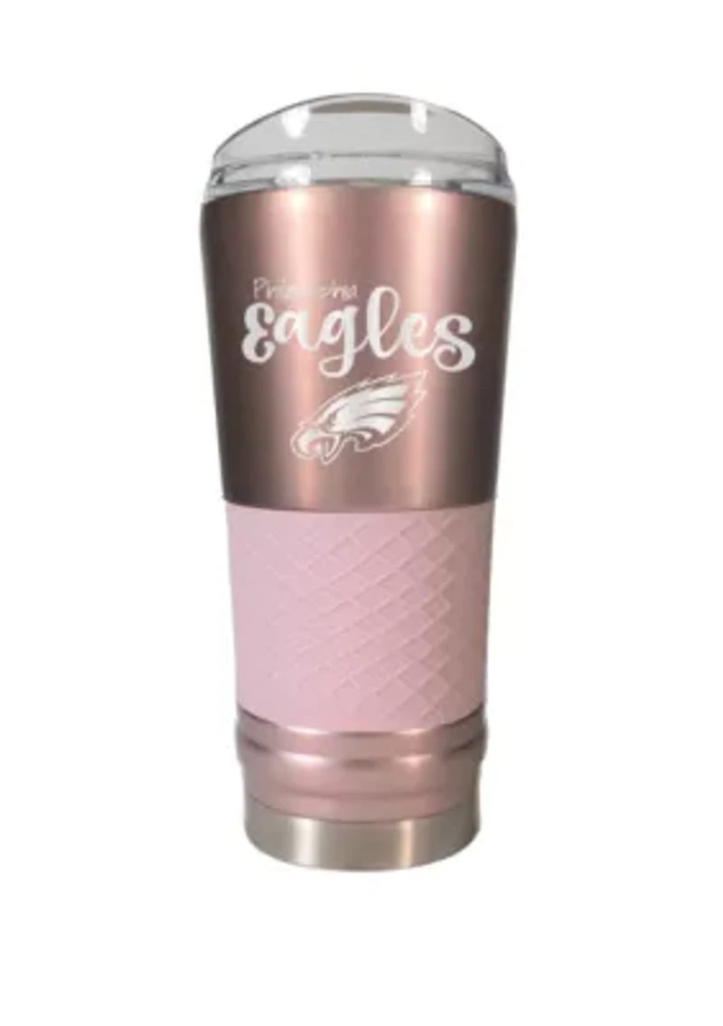 NFL Philadelphia Eagles 24 Ounce Rose Gold Draft Tumbler