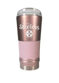 NFL Pittsburgh Steelers 24 Ounce Rose Gold Draft Tumbler