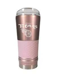 NFL Tennessee Titans 24 Ounce Rose Gold Draft Tumbler