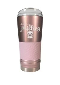 MLB Philadelphia Phillies 24 oz Rose Gold Draft Tumbler