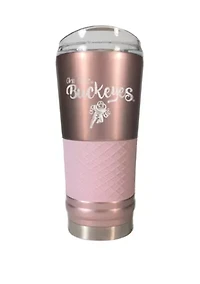 NCAA Ohio State Buckeyes 24 Ounce Rose Gold Draft Tumbler