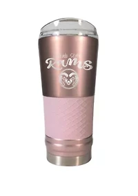 NCAA Colorado State Rams 24 Ounce Rose Gold Draft Tumbler