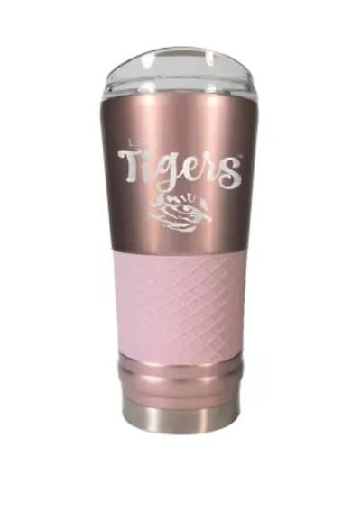 NCAA LSU Tigers 24 Ounce Rose Gold Draft Tumbler