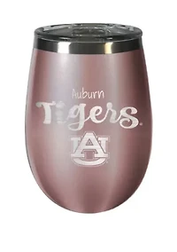 NCAA Auburn Tigers 12 Ounce Rose Gold Wine Tumbler 
