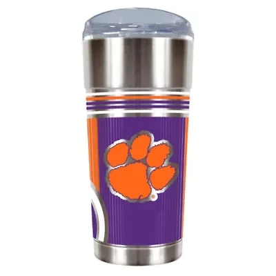 NCAA Clemson Tigers 24oz Stainless Steel Tumbler