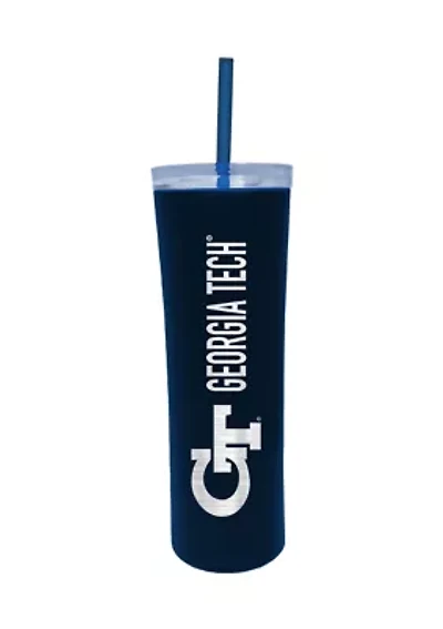 NCAA Georgia Tech Yellow Jackets 18 Ounce Team Colored Skinny Tumbler