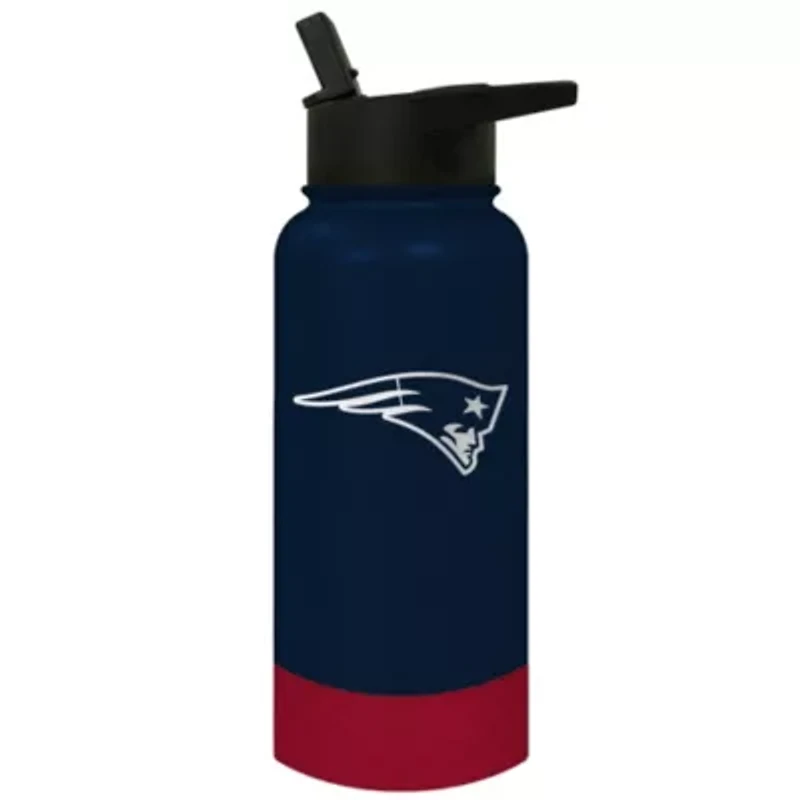 NFL New England Patriots 32oz Thirst Waterbottle:32 Ounces:Blue