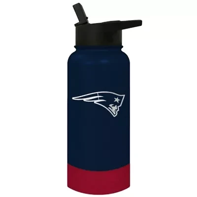 NFL New England Patriots 32oz Thirst Waterbottle:32 Ounces:Blue