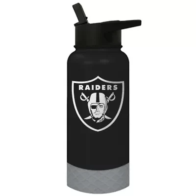 NFL Las Vegas Raiders 32oz Thirst Waterbottle:32 Ounces:Black