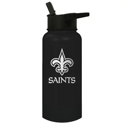 NFL New Orleans Saints 32oz Thirst Waterbottle:32 Ounces:Black