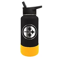 NFL Pittsburgh Steelers 32oz Thirst Waterbottle:32 Ounces:Black