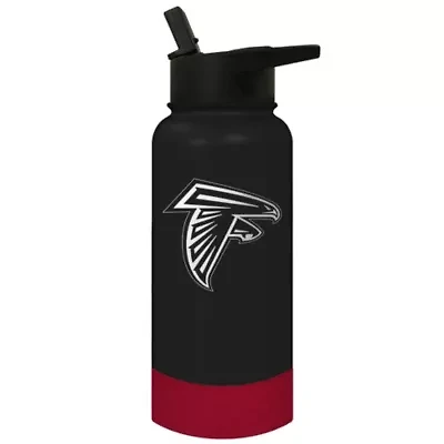 NFL Atlanta Falcons 32oz Thirst Waterbottle:32 Ounces:Black