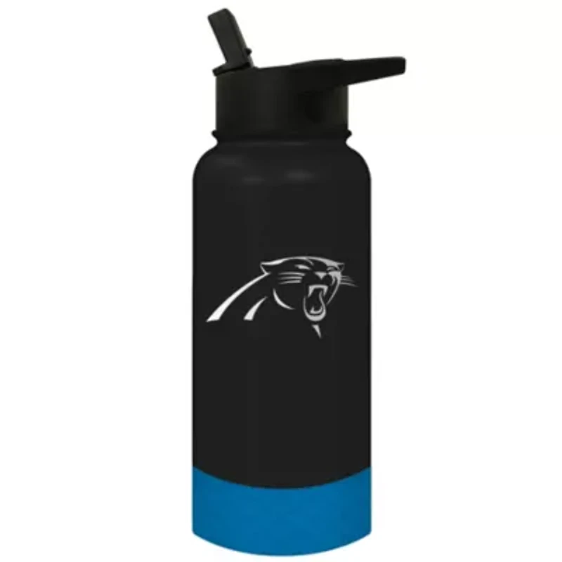 NFL Carolina Panthers 32oz Thirst Waterbottle:32 Ounces:Black