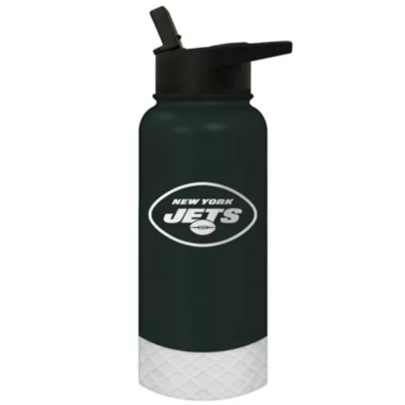 NFL New York Jets 32oz Thirst Waterbottle:32 Ounces:Green