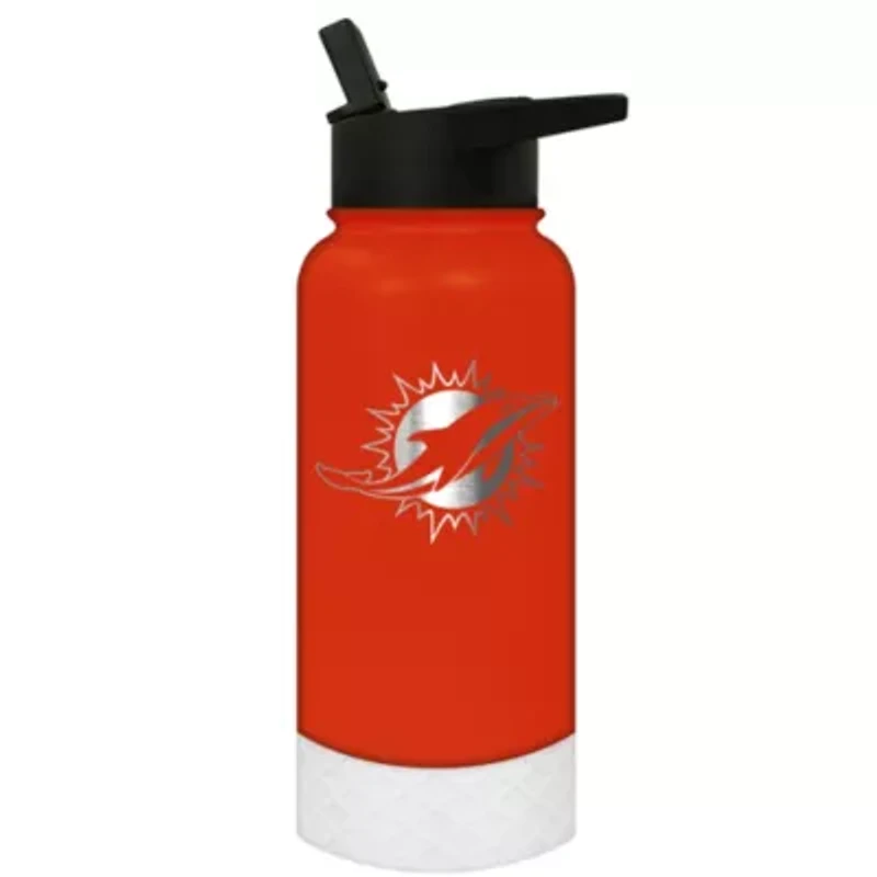 NFL Miami Dolphins 32oz Thirst Waterbottle:32 Ounces:Orange