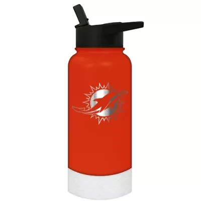 NFL Miami Dolphins 32oz Thirst Waterbottle:32 Ounces:Orange