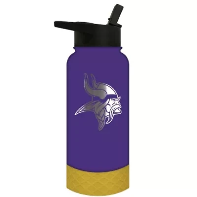 NFL Minnesota Vikings 32oz Thirst Waterbottle:32 Ounces:Purple