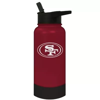 NFL San Francisco 49ers 32oz Thirst Waterbottle:32 Ounces:Red