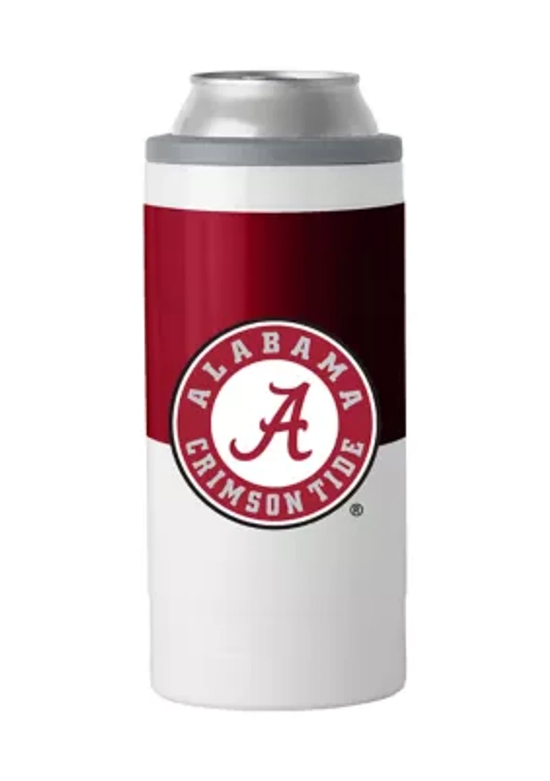 Alabama Crimson Tide NCAA Alabama 12oz Colorblock Slim Can Coolie