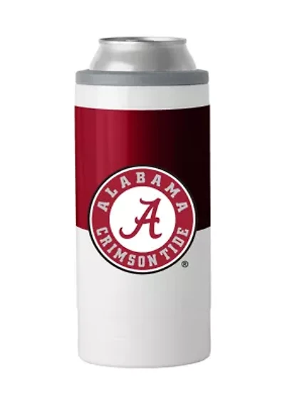 Alabama Crimson Tide NCAA Alabama 12oz Colorblock Slim Can Coolie