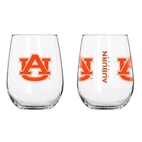 Auburn Tigers NCAA Auburn 16oz Gameday Curved Beverage Glass
