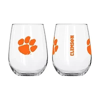 Clemson Tigers NCAA Clemson 16oz Gameday Curved Beverage Glass