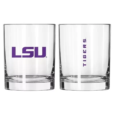 LSU Tigers NCAA LSU 14oz Gameday Rocks Glass