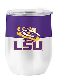 LSU Tigers NCAA LSU 16oz Colorblock Stainless Curved Beverage