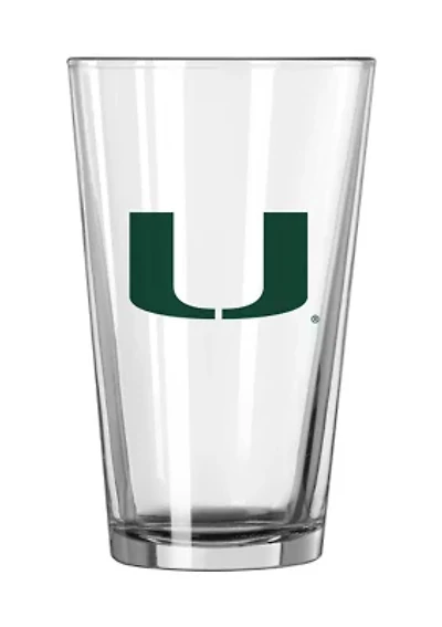 Miami (FL) Hurricanes NCAA Miami 16oz Gameday Pint Glass