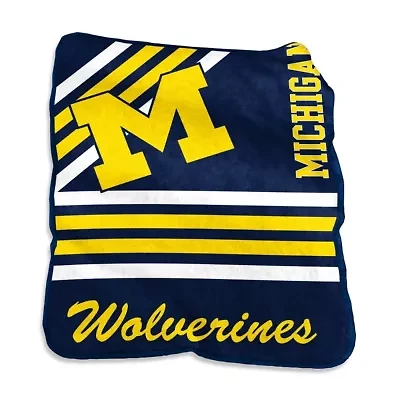 Michigan Wolverines NCAA Michigan Raschel Throw