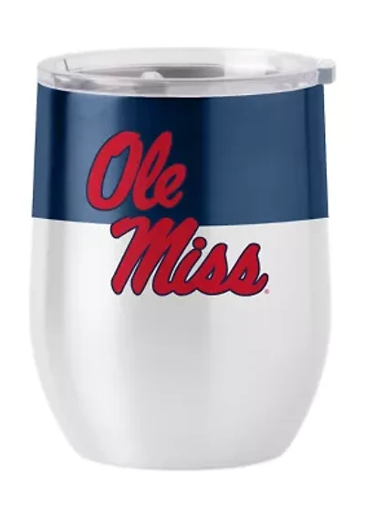 Ole Miss Rebels NCAA Ole Miss 16oz Colorblock Stainless Curved Beverage