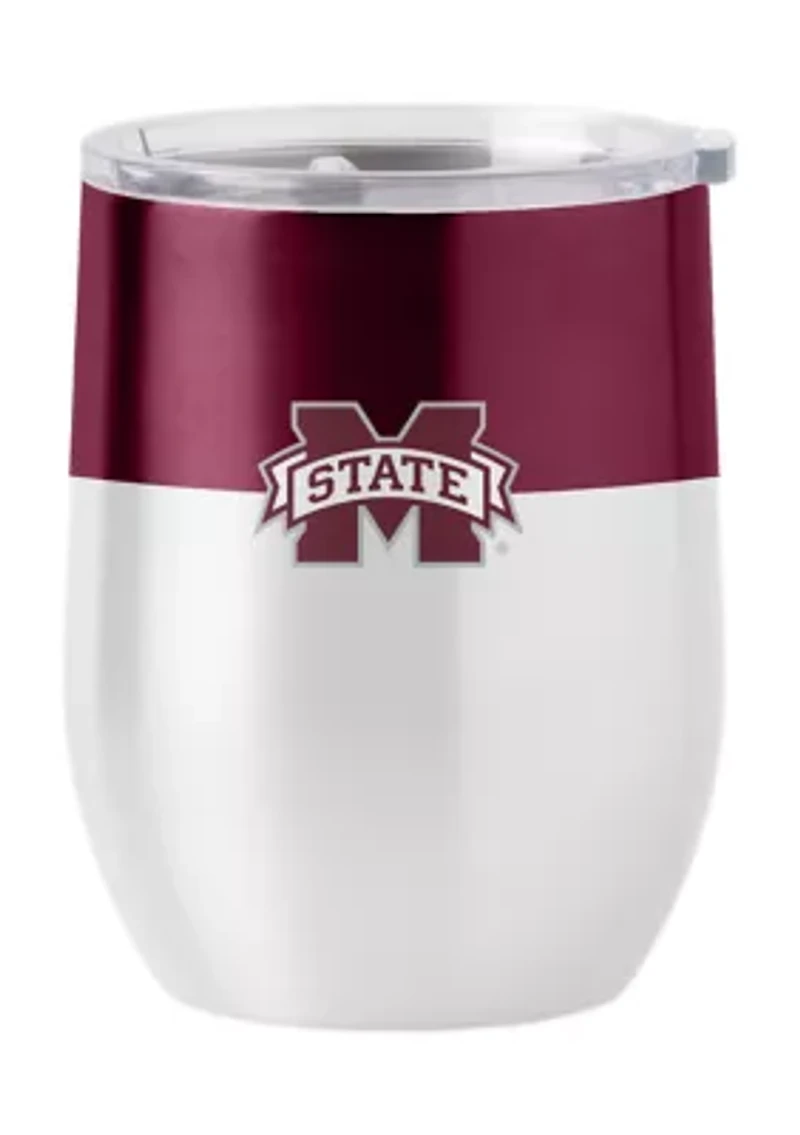 Mississippi State Bulldogs NCAA Mississippi State Colorblock 16oz Stainless Curved Beverage