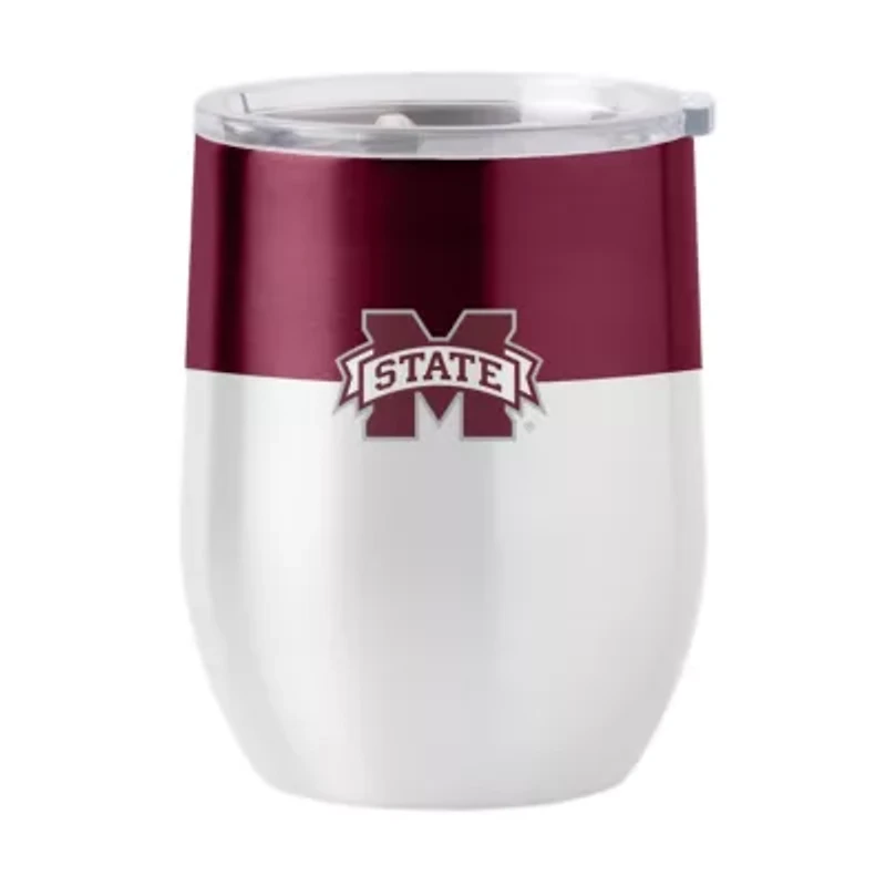Mississippi State Bulldogs NCAA Mississippi State Colorblock 16oz Stainless Curved Beverage