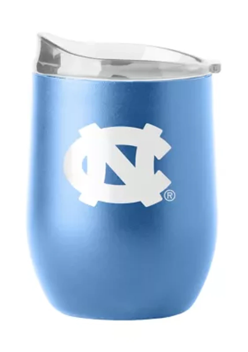 North Carolina Tar Heels NCAA North Carolina 16oz Flipside Powder Coat Curved Beverage