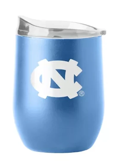 North Carolina Tar Heels NCAA North Carolina 16oz Flipside Powder Coat Curved Beverage