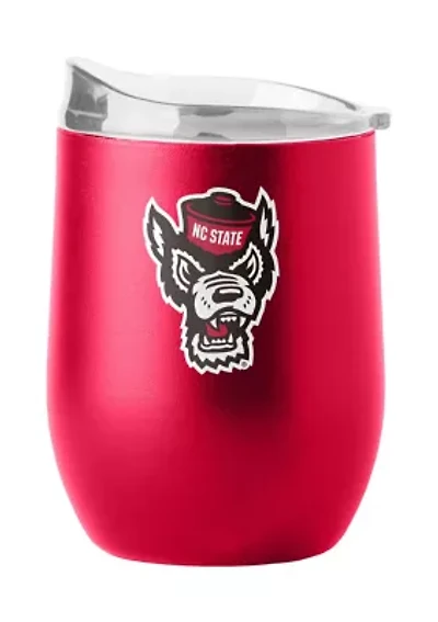 NC State Wolfpack NCAA NC State 16oz Flipside Powder Coat Curved Beverage