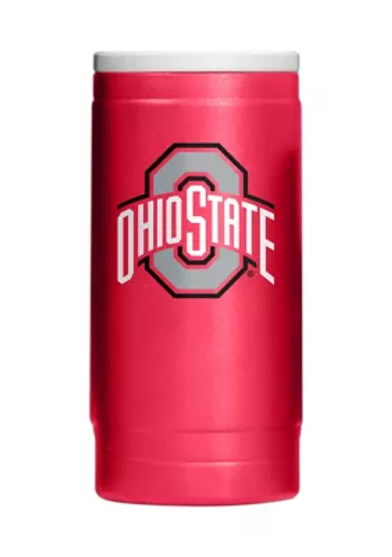 Ohio State Buckeyes NCAA Ohio State Flipside Powder Coat Slim Can Coolie