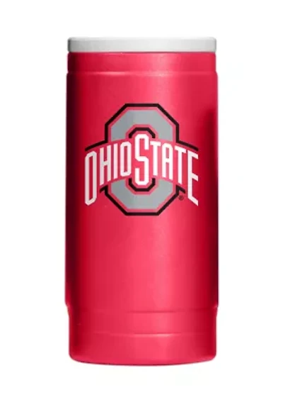 Ohio State Buckeyes NCAA Ohio State Flipside Powder Coat Slim Can Coolie