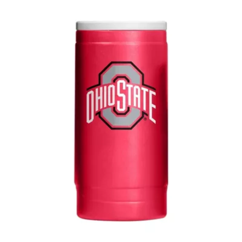 Ohio State Buckeyes NCAA Ohio State Flipside Powder Coat Slim Can Coolie