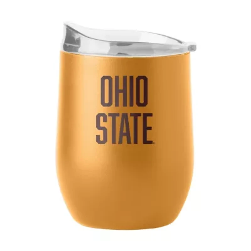 Ohio State Buckeyes NCAA Ohio State 16oz Huddle Powder Coat Curved Beverage