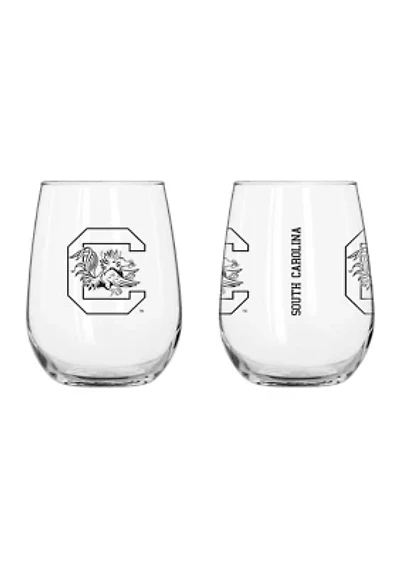 South Carolina Gamecocks NCAA South Carolina 16oz Gameday Curved Beverage Glass