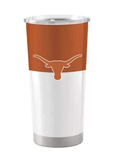 Texas Longhorns NCAA Texas 20oz Colorblock Stainless Tumbler