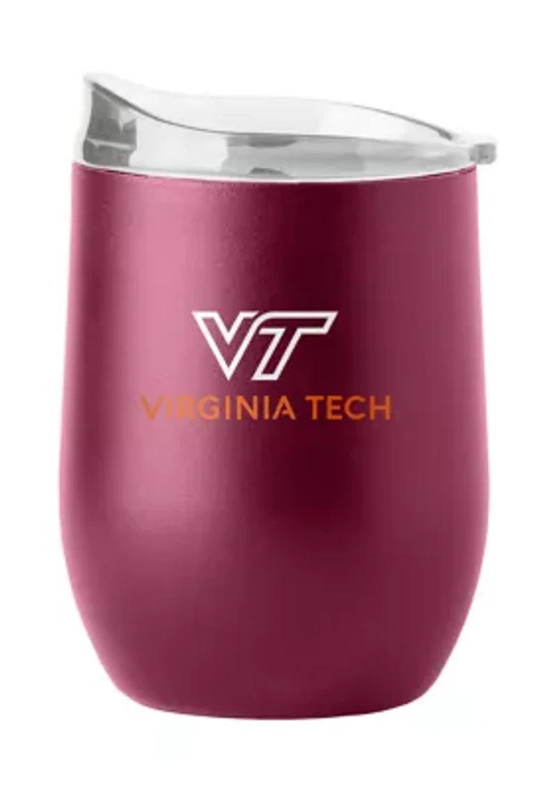 Virginia Tech Hokies NCAA Virginia Tech 16oz Flipside Powder Coat Curved Beverage