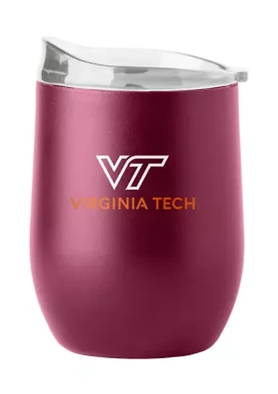 Virginia Tech Hokies NCAA Virginia Tech 16oz Flipside Powder Coat Curved Beverage