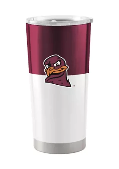 Virginia Tech Hokies NCAA Virginia Tech Colorblock 20oz Stainless Tumbler