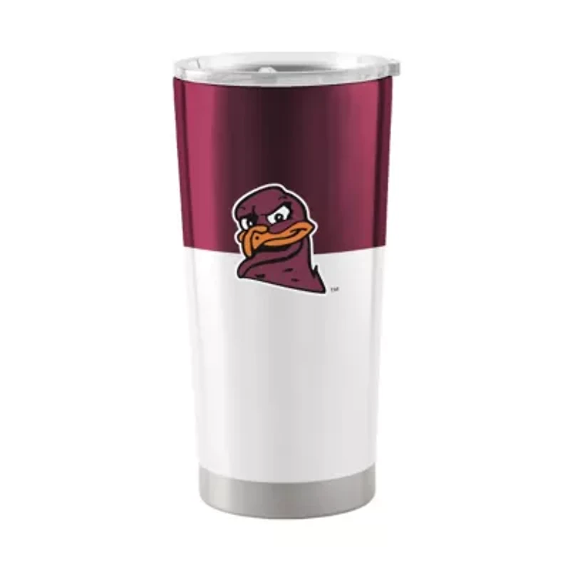 Virginia Tech Hokies NCAA Virginia Tech Colorblock 20oz Stainless Tumbler