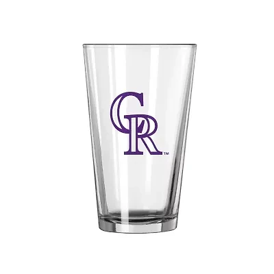 MLB Colorado Rockies 16oz. Team Wordmark Game Day Pint Glass