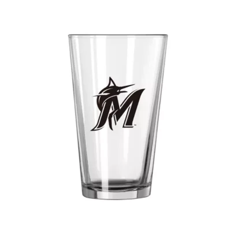 MLB Miami Marlins 16oz Gameday Pint Glass