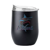 MLB Miami Marlins 16oz Flipside Powder Coat Curved Beverage